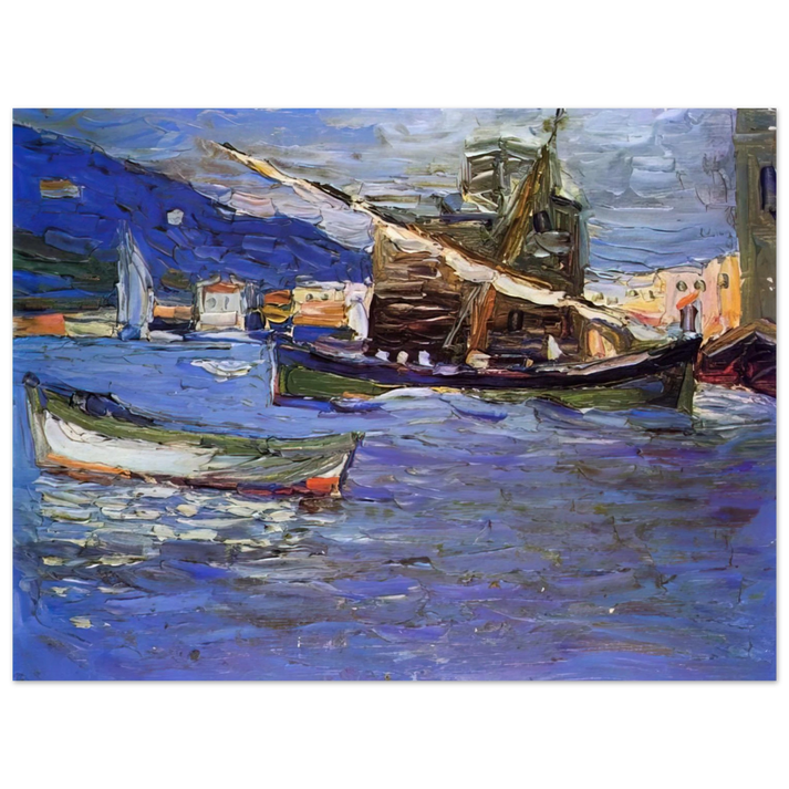 Wassily Kandinsky - RAPALLO GRAUER DAY 1905 75x100 cm / 30x40inches Fine Art Poster