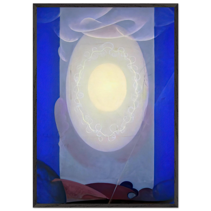 Light Center - 1961 - Agnes Lawrence Pelton 70x100 cm / 28x40 inches Framed Art Print – Black Wooden Frame