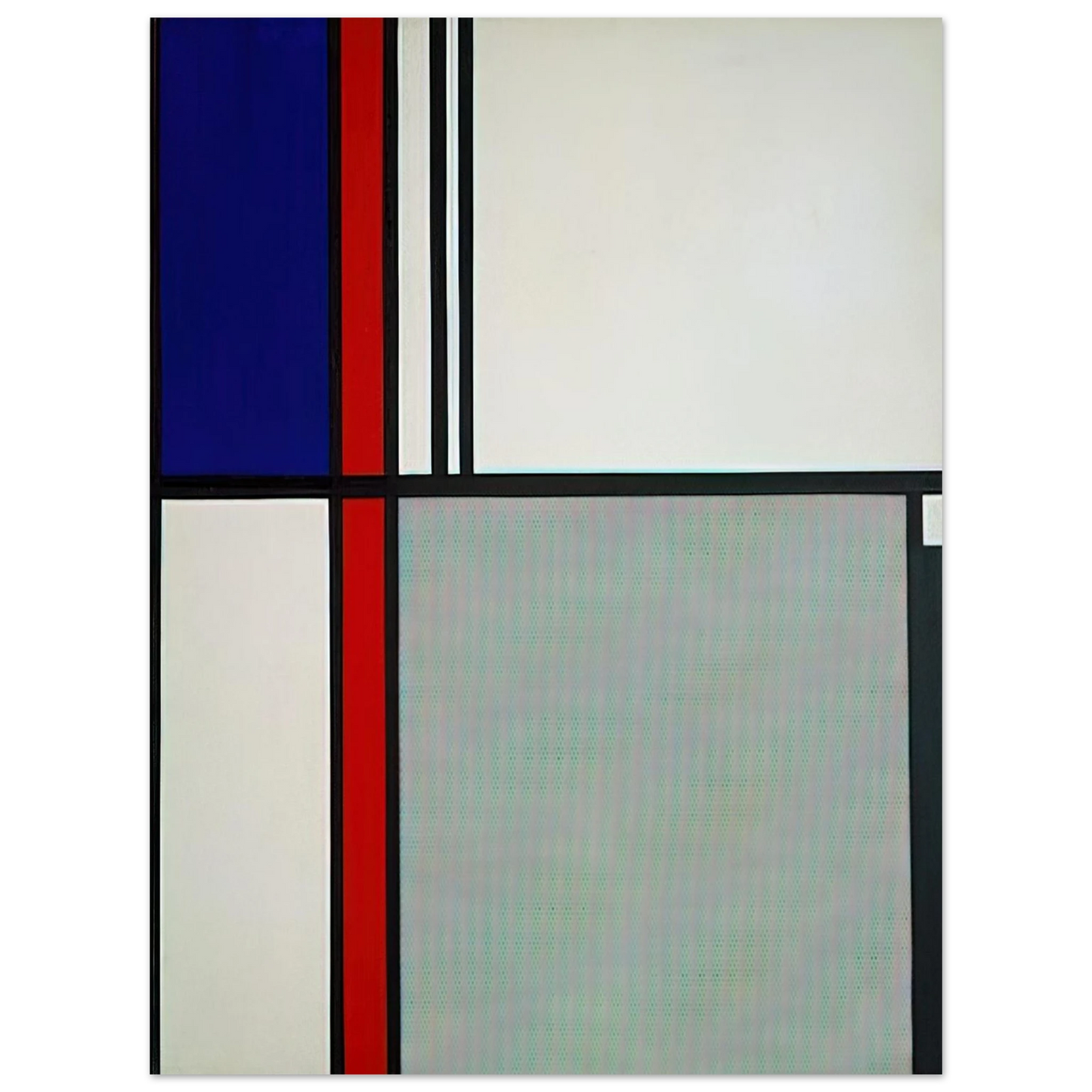 Roy Lichtenstein - NONOBJECTIVE II 1964 75x100 cm / 30x40inches Fine Art Poster