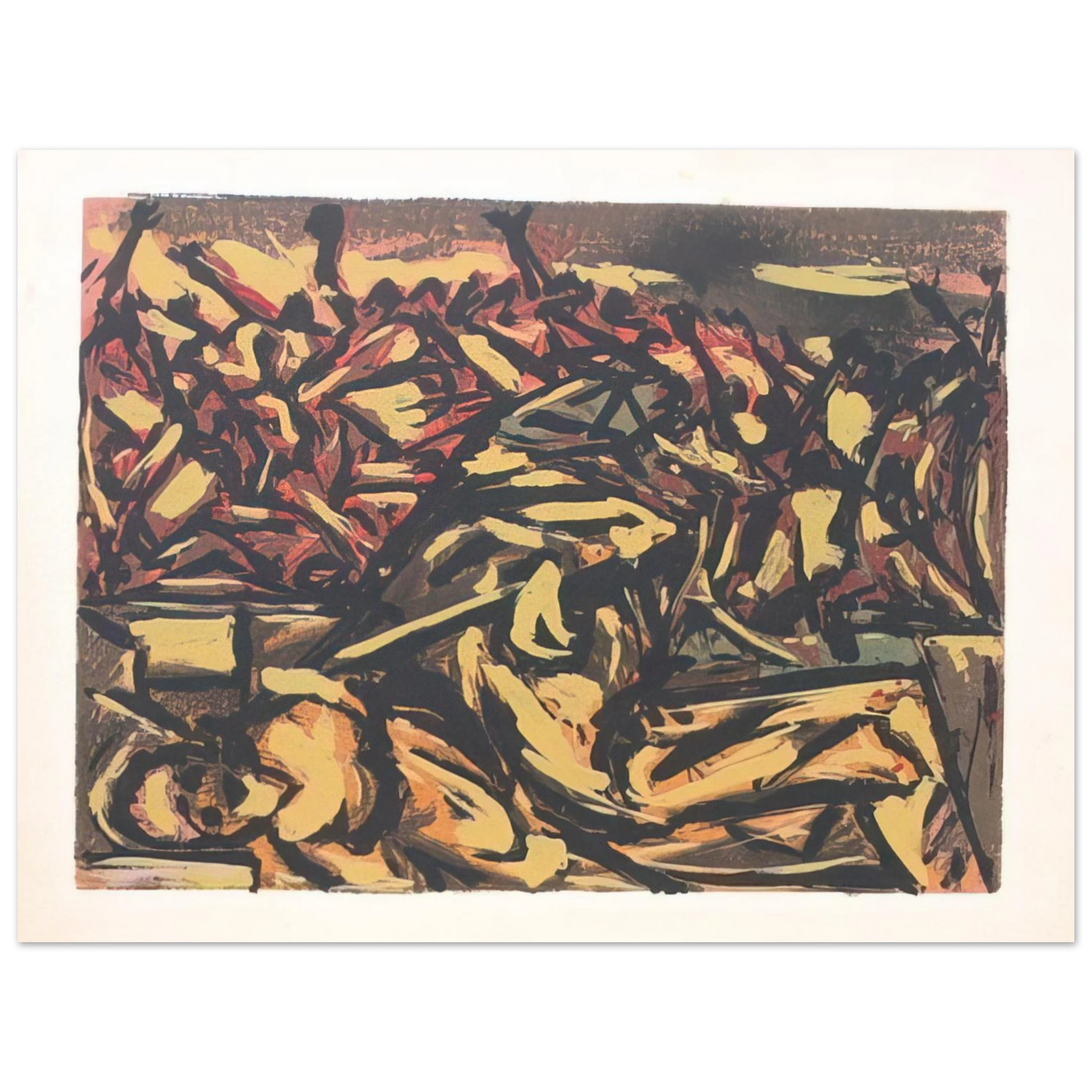 Jackson Pollock - UNTITLED 1941 1 75x100 cm / 30x40inches Fine Art Poster