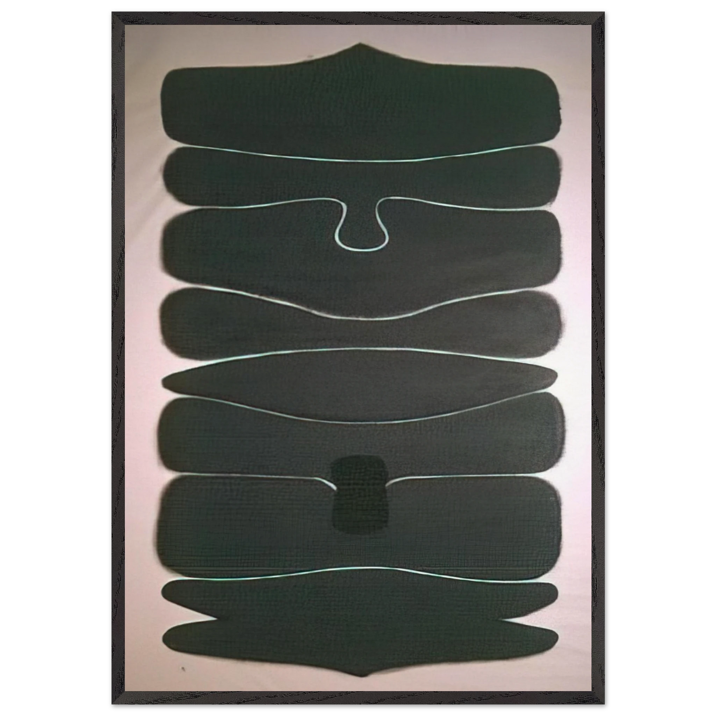 Apollo 1 Ascending Development - 1969 - Victor Pasmore 70x100 cm / 28x40 inches Framed Art Print – Black Wooden Frame