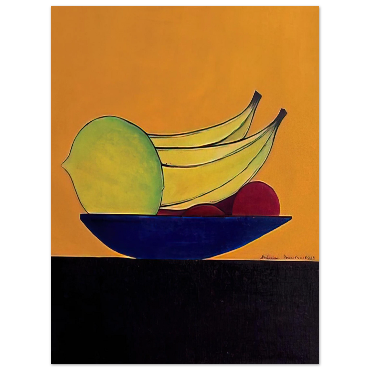 Aldemir Martins - Frutas - 1968 75x100 cm / 30x40inches Fine Art Poster