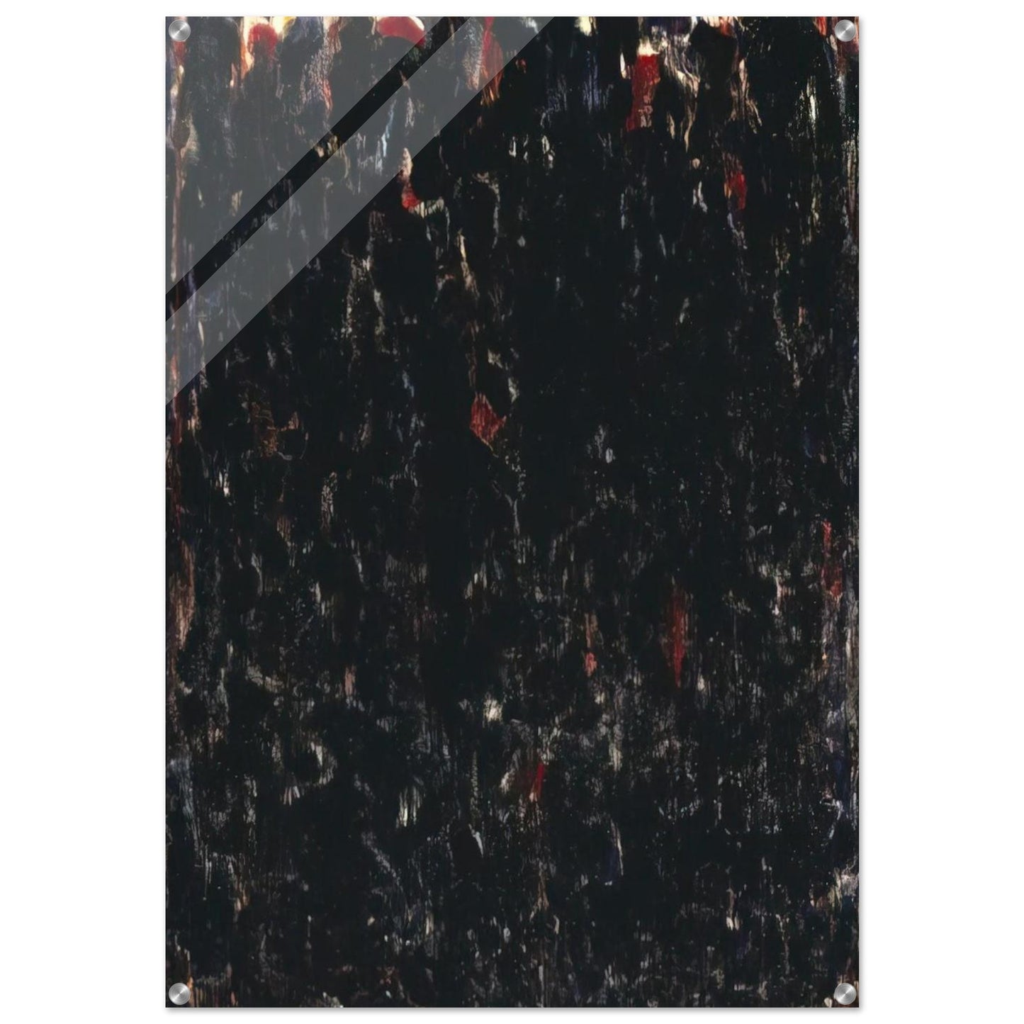 Untitled Black Clouds - Sam Francis Acrylic Print - 70x100 cm / 28x40″ inches