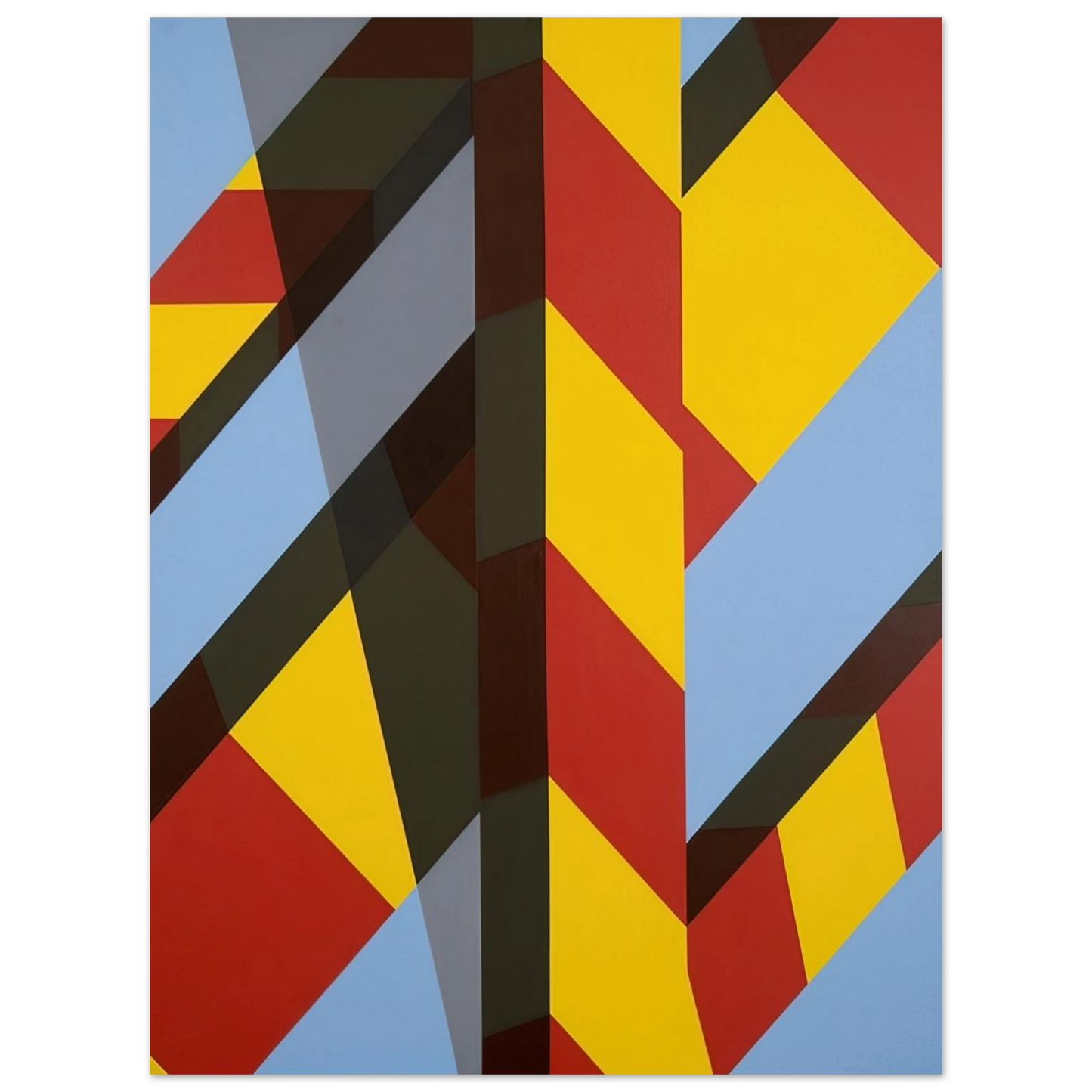Allan D Arcangelo - Landscape BB - 1974 75x100 cm / 30x40inches Fine Art Poster