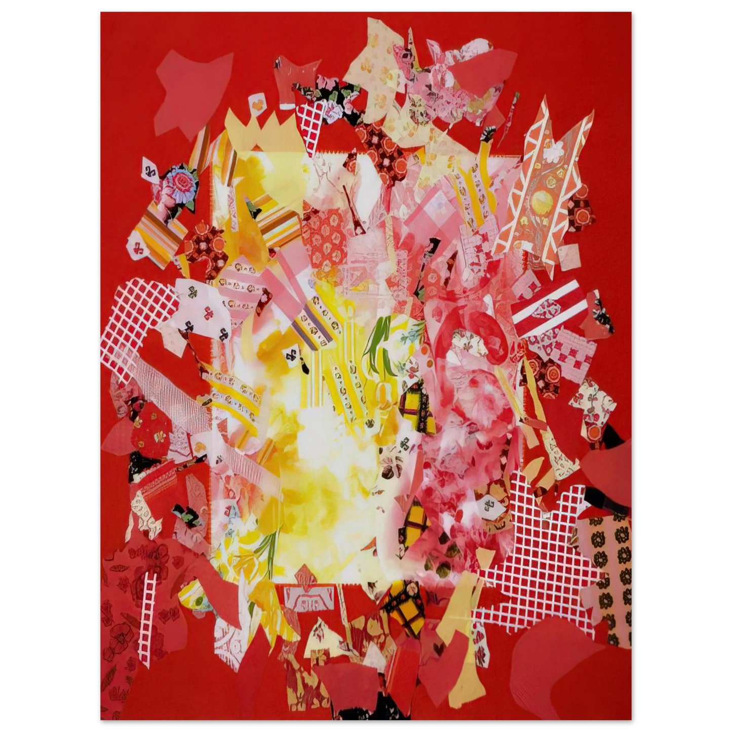 Miriam Schapiro - Explode - 1972 75x100 cm / 30x40inches Fine Art Poster