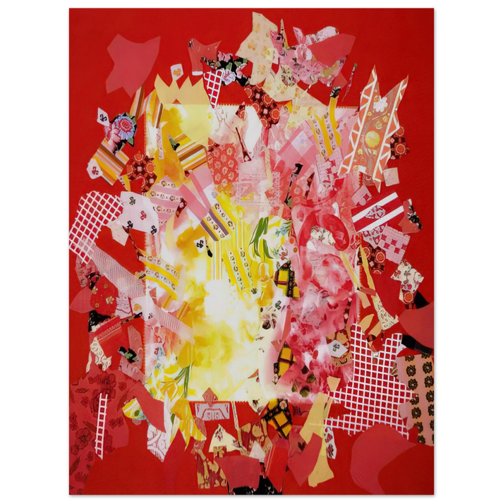 Miriam Schapiro - Explode - 1972 75x100 cm / 30x40inches Fine Art Poster