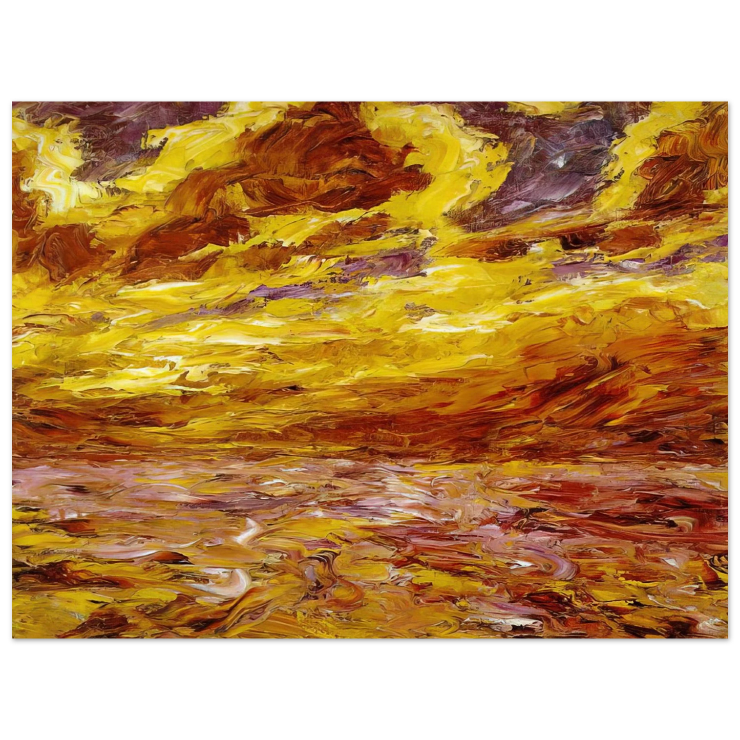 Emil Nolde - Autumn Sea VII 75x100 cm / 30x40inches Fine Art Poster
