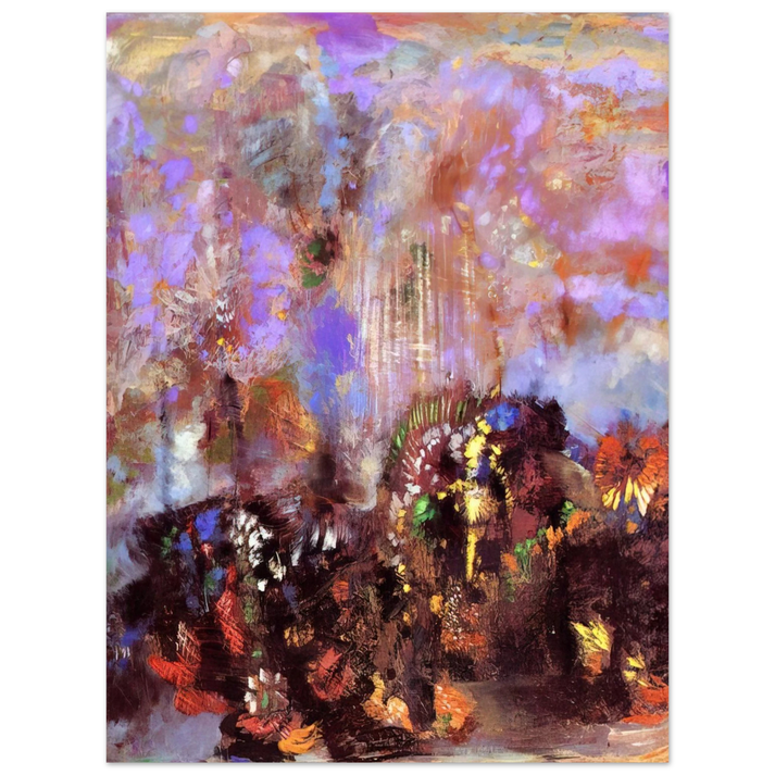 Odilon Redon - COMPOSITION WITH FLOWERS 75x100 cm / 30x40inches Fine Art Poster