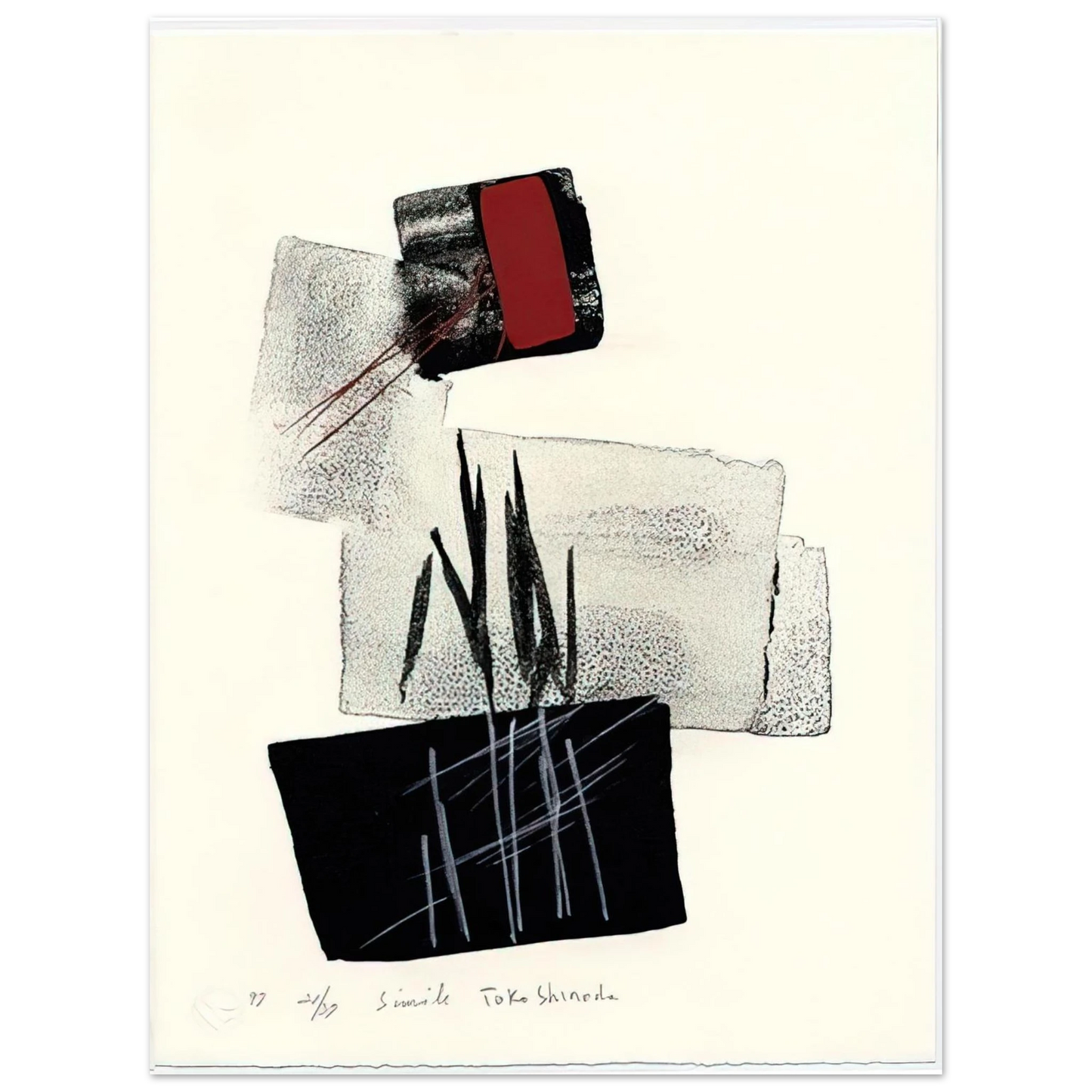 Toko Shinoda - Simile - 1997 75x100 cm / 30x40inches Fine Art Poster