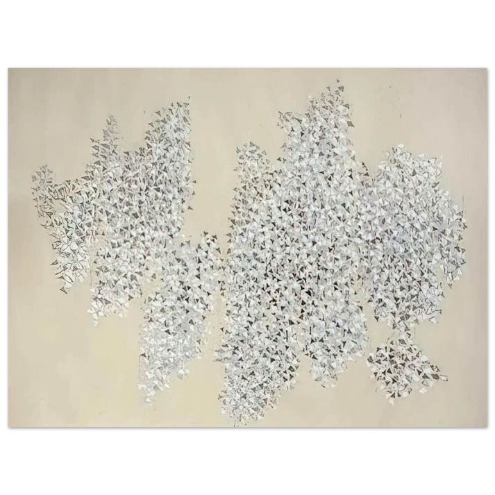 Robert Goodnough - Shapes Movement H - 1984 75x100 cm / 30x40inches Fine Art Poster
