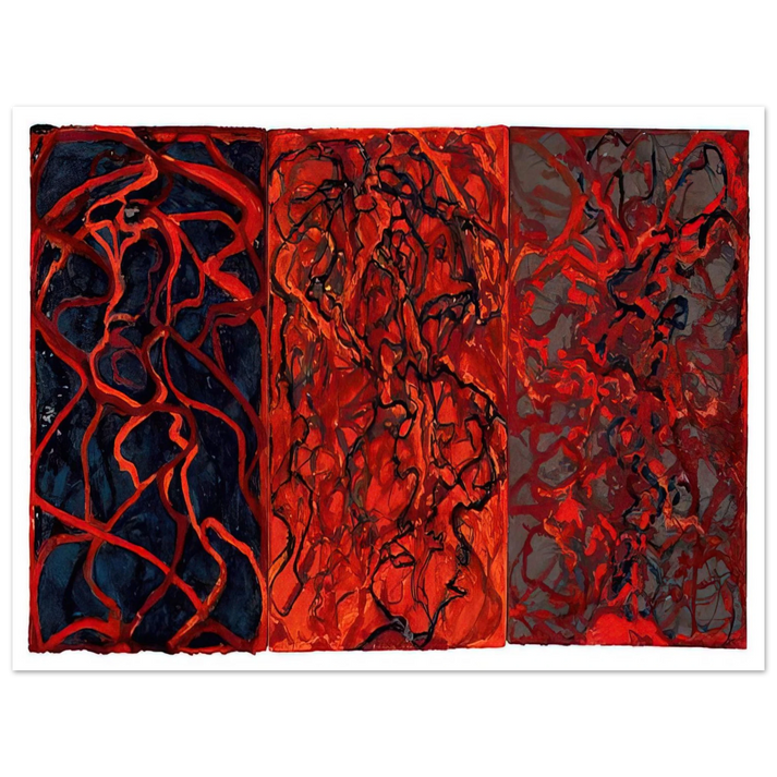 Brice Marden - Nevisian Triptych - 2008 75x100 cm / 30x40inches Fine Art Poster