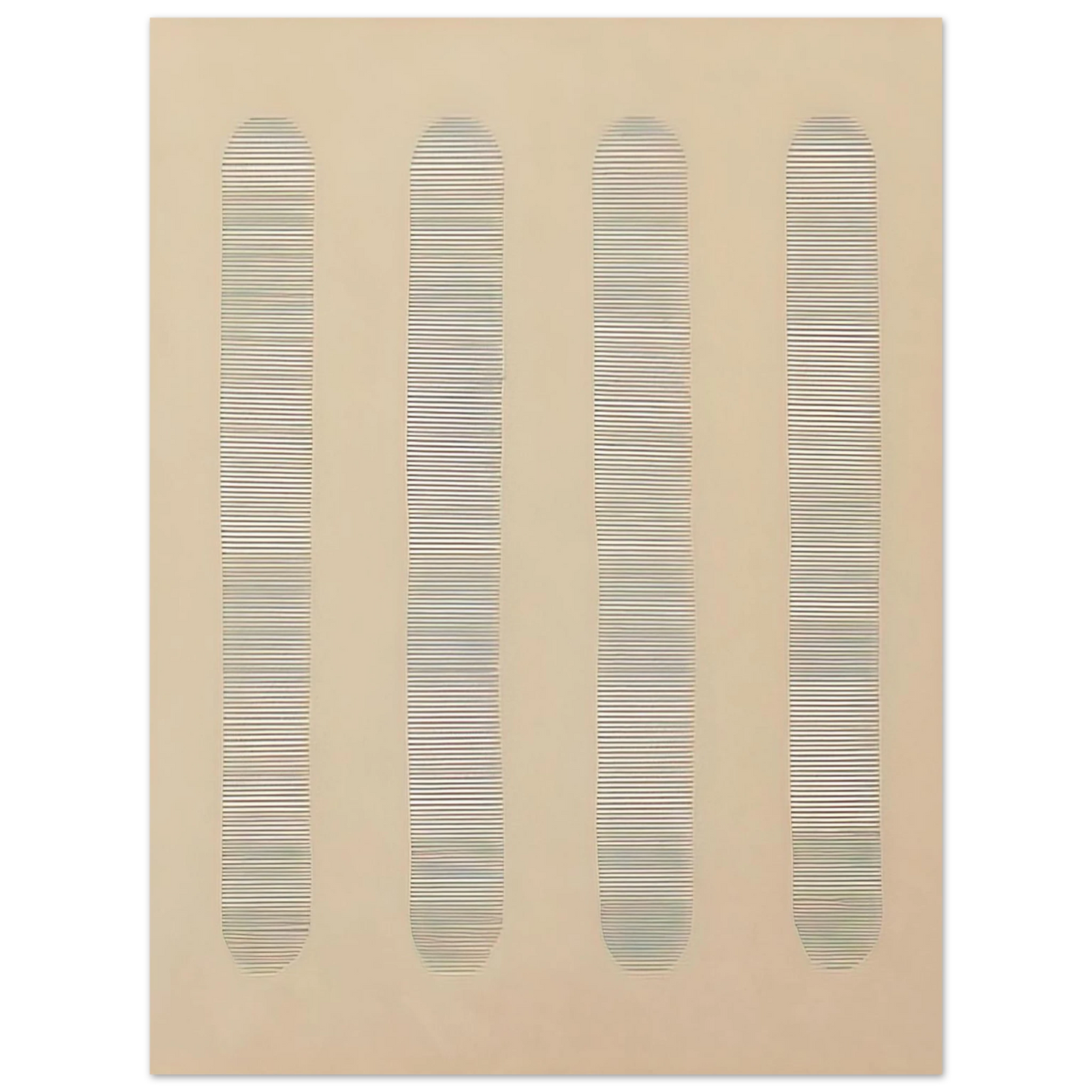 Agnes Martin - Columns 75x100 cm / 30x40inches Fine Art Poster