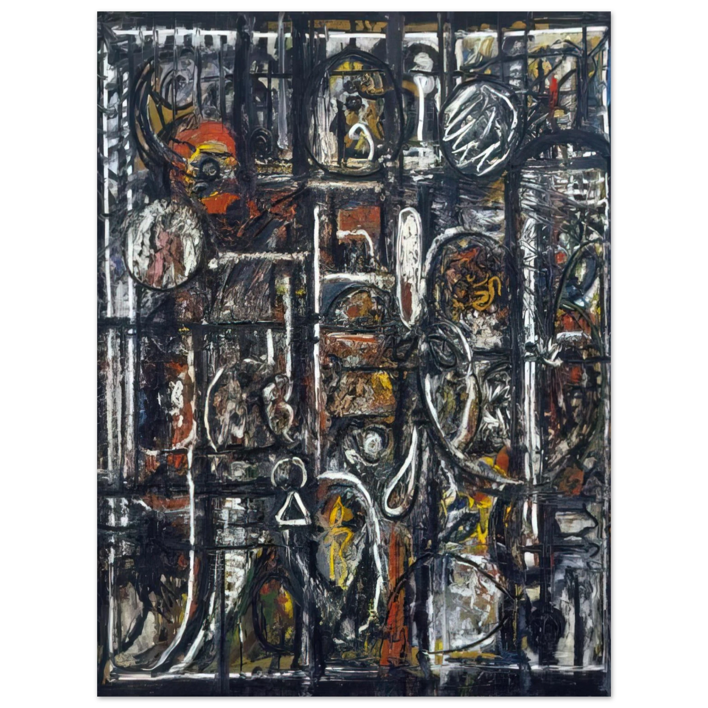 Richard Pousette-Dart - Palimpsest 75x100 cm / 30x40inches Fine Art Poster
