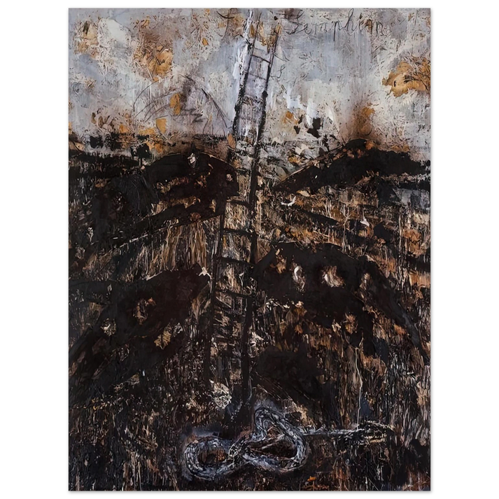 Anselm Kiefer - SERAPHIM 1984 75x100 cm / 30x40inches Fine Art Poster