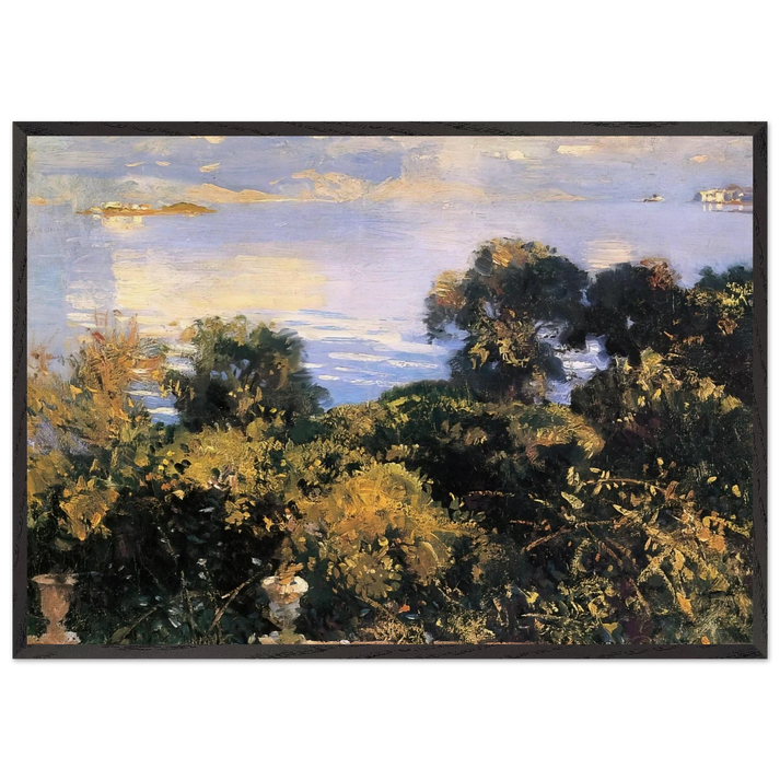 Oranges at Corfu - John Singer Sargent 70x100 cm / 28x40 inches Framed Art Print – Black Wooden Frame