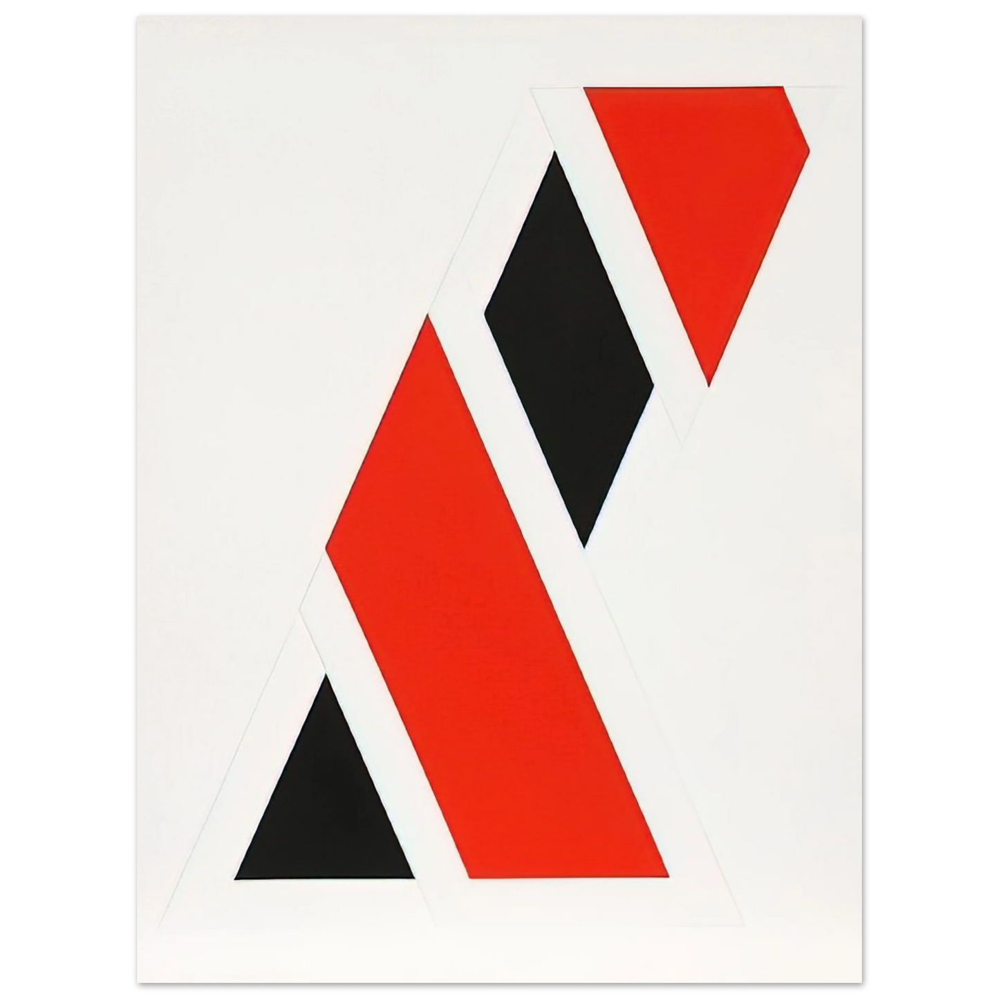 Omar Rayo - Gohei V - 1970 75x100 cm / 30x40inches Fine Art Poster