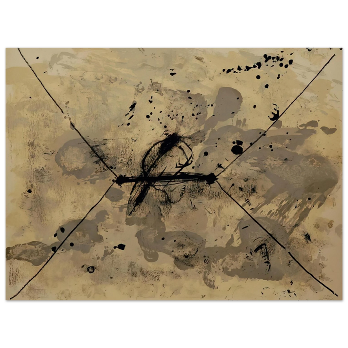 Antoni Tapies - L ENVELOPPE 1968 75x100 cm / 30x40inches Fine Art Poster