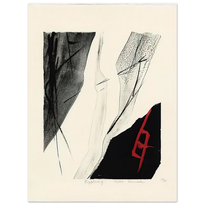 Toko Shinoda - Rippling - 1983 75x100 cm / 30x40inches Fine Art Poster