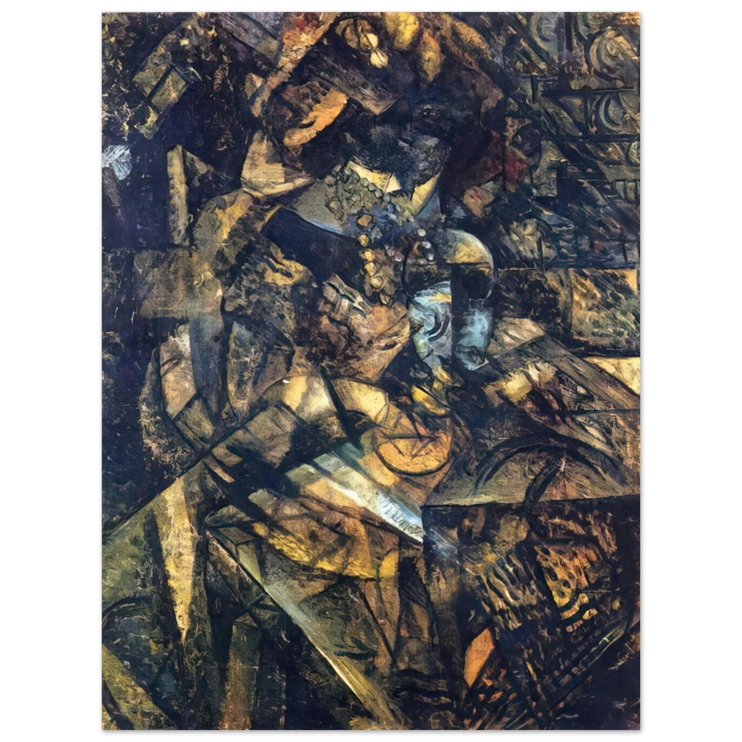 Carlo Carra - QUIRINAL STABLES 75x100 cm / 30x40inches Fine Art Poster