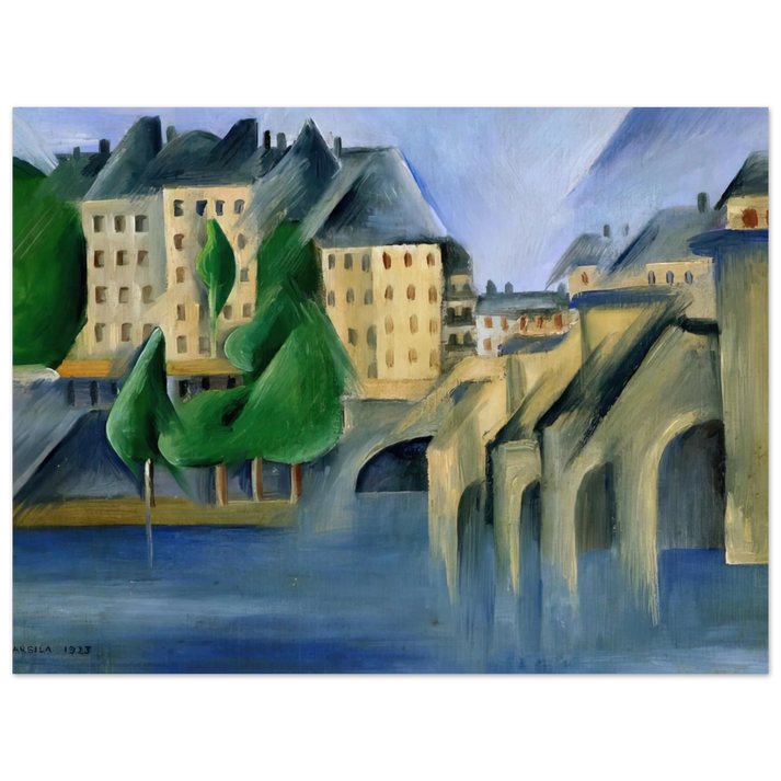 Tarsila do Amaral - New Bridge 75x100 cm / 30x40inches Fine Art Poster
