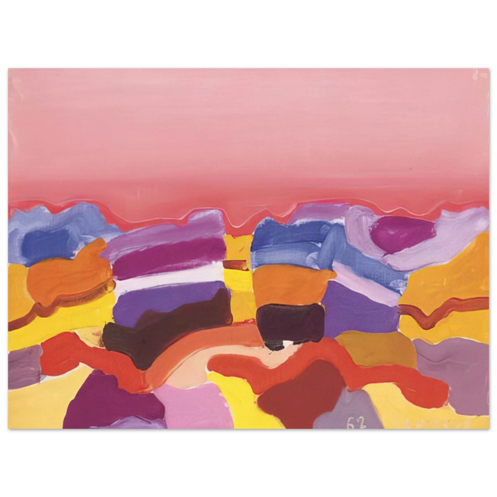 Charles Lapicque - Désert - 1962 75x100 cm / 30x40inches Fine Art Poster
