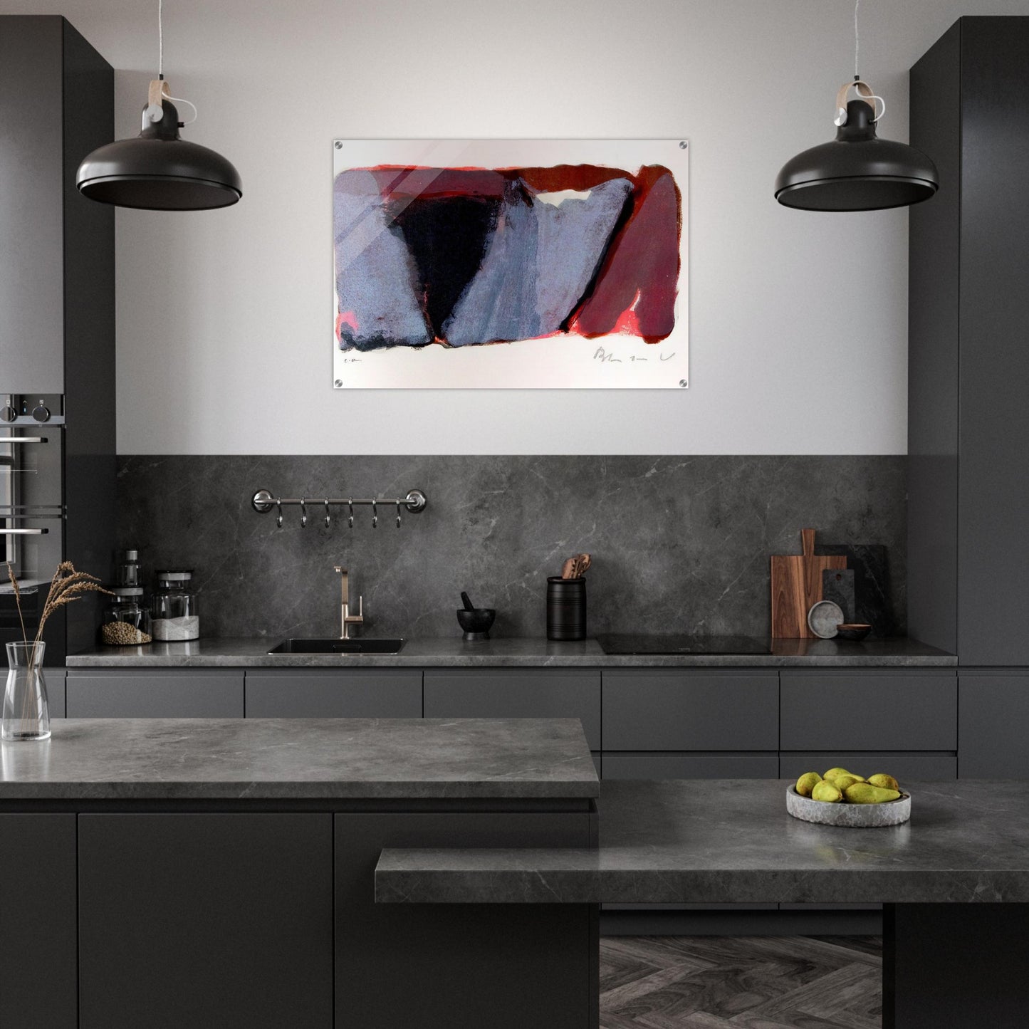Untitled - 1979 - Bram van Velde Acrylic Print - 70x100 cm / 28x40″ inches
