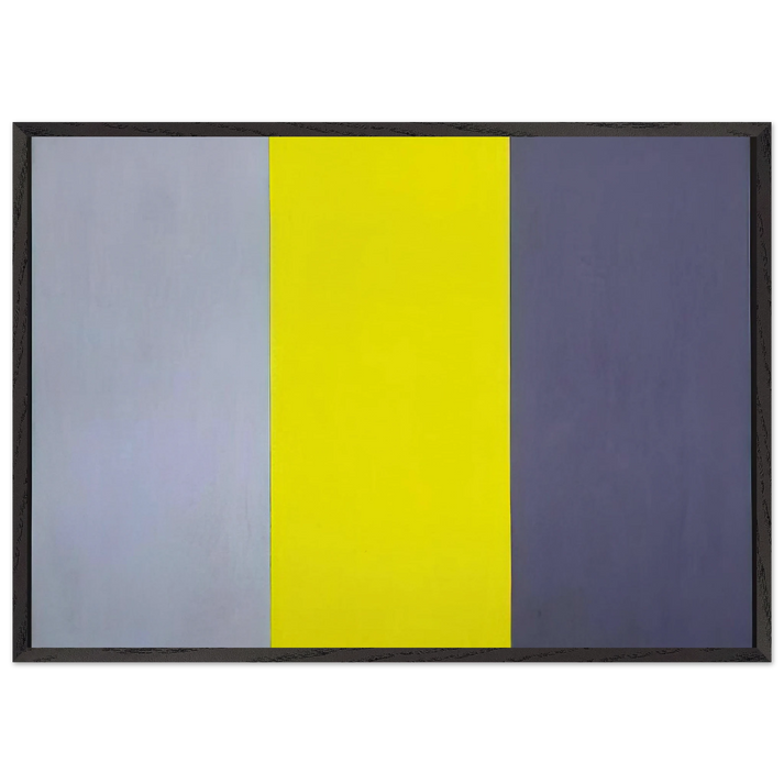 Summer Table - 1972 - Brice Marden 70x100 cm / 28x40 inches Framed Art Print – Black Wooden Frame