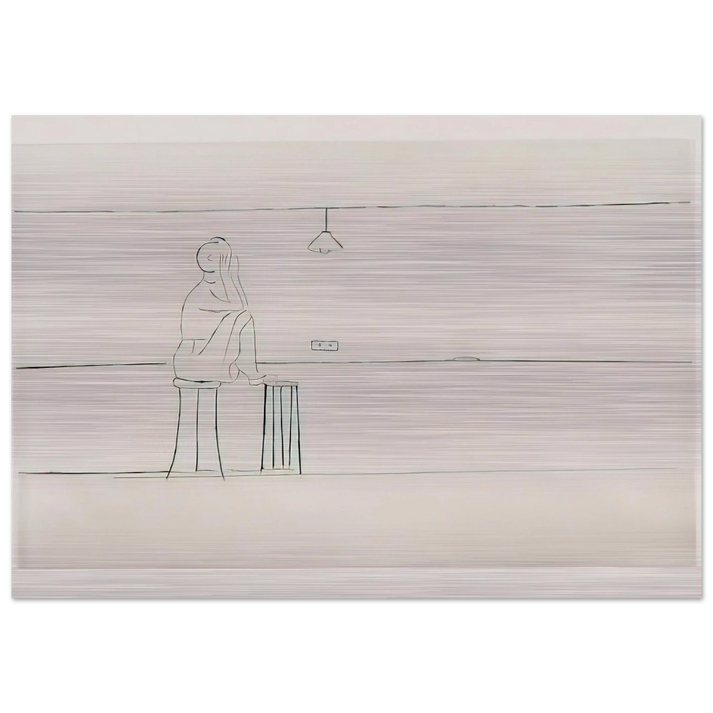 EMPTY NEST 1994 - Louise Bourgeois Brushed Aluminum Print - 70x100 cm / 28x40 inches | Louise Bourgeois Aluminum Print | Louise Bourgeois Prints