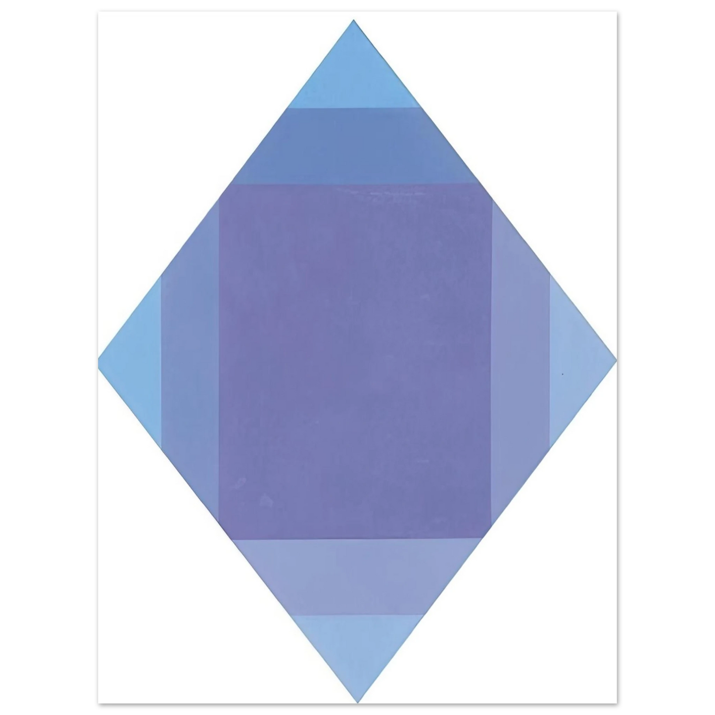 Max Bill - Auflösung von lila - 1972 75x100 cm / 30x40inches Fine Art Poster