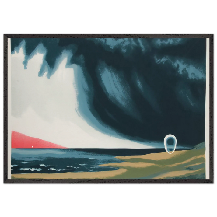 Eschatos 23 - 1977 - Clarence Holbrook Carter 70x100 cm / 28x40 inches Framed Art Print – Black Wooden Frame