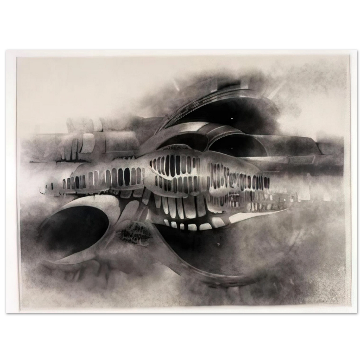 Lee Bontecou - UNTITLED 1966 1 75x100 cm / 30x40inches Fine Art Poster