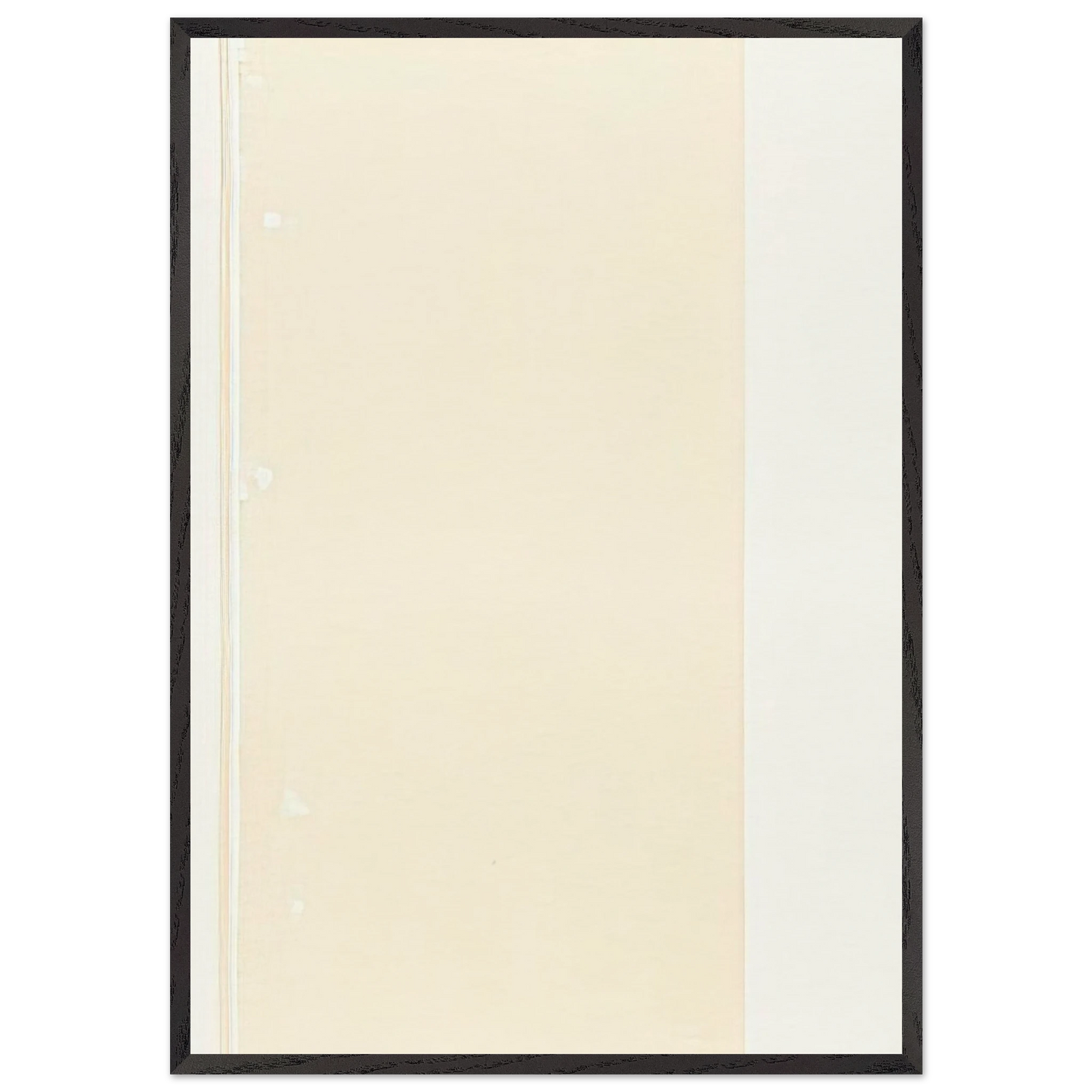 The Station of the Cross - Tenth Station - Barnett Newman 70x100 cm / 28x40 inches Framed Art Print – Black Wooden Frame