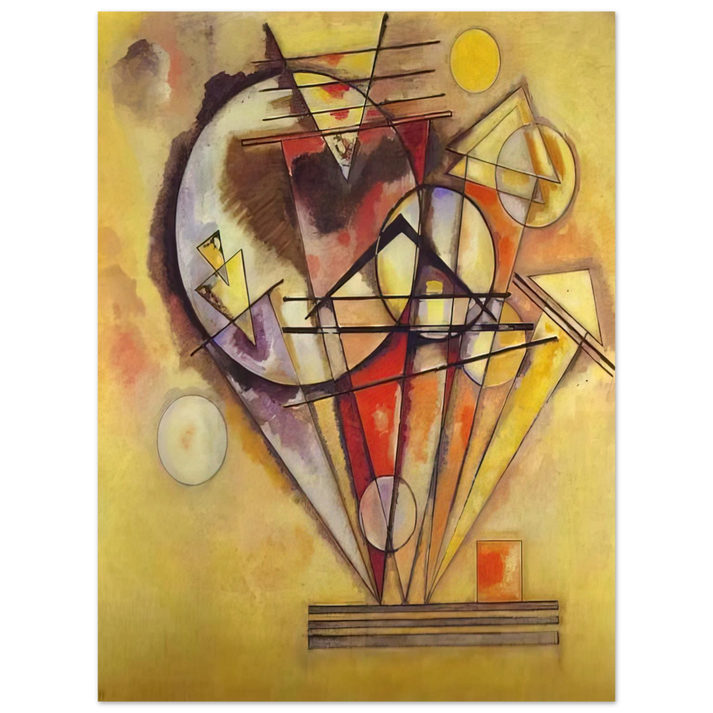 Wassily Kandinsky - ON THE POINTS 1928 75x100 cm / 30x40inches Fine Art Poster
