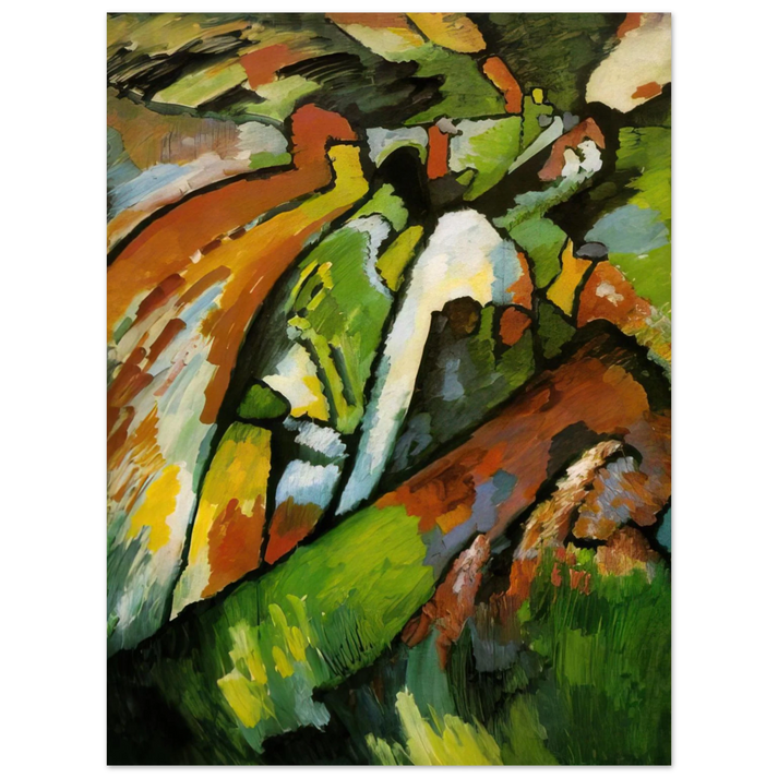 Wassily Kandinsky - IMPROVISATION 7 1910 75x100 cm / 30x40inches Fine Art Poster