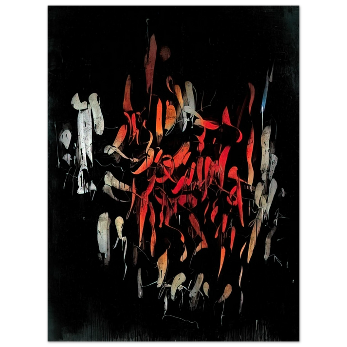 Simon Hantai - À Gerald Manley Hopkins - 1958 75x100 cm / 30x40inches Fine Art Poster