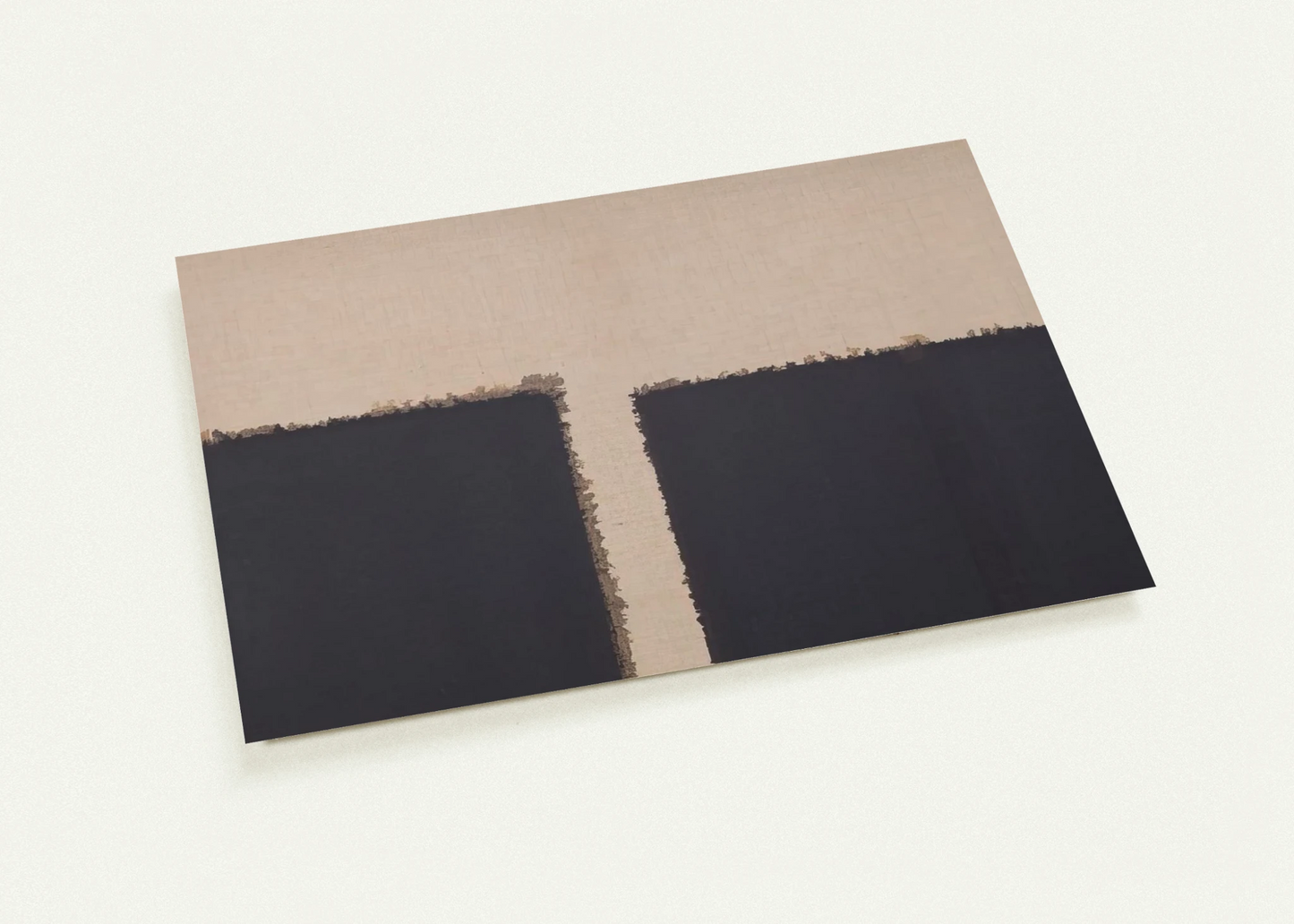 Burnt Umber Ultramarine - 2004 By Yun Hyong-keun Pack of 10 Post Cards | Yun Hyong-keun Post Cards | A6 (10.5 x 14.8 cm) - 4.1 x 5.8 inches