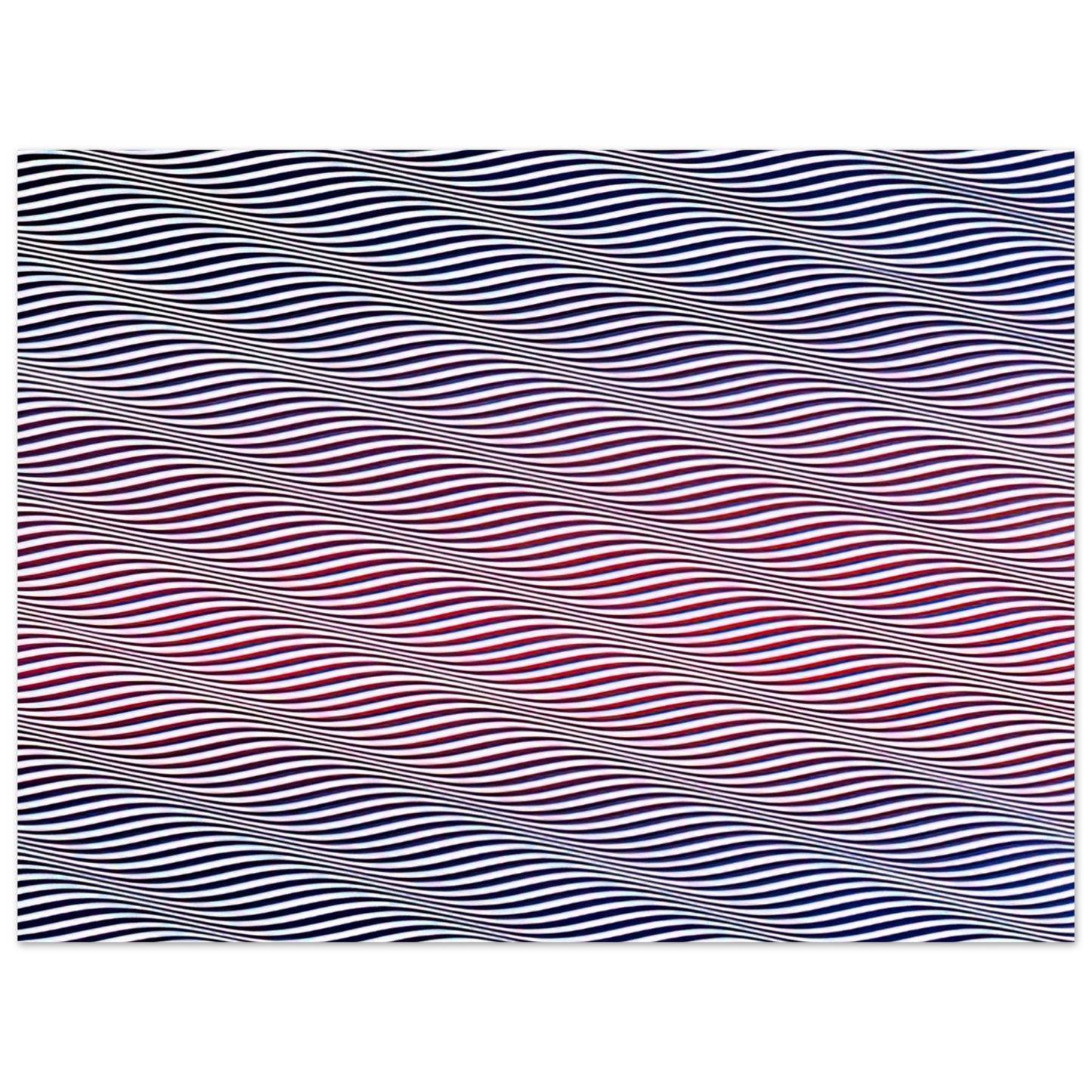 Bridget Riley - CATARACT 3 1967 75x100 cm / 30x40inches Fine Art Poster
