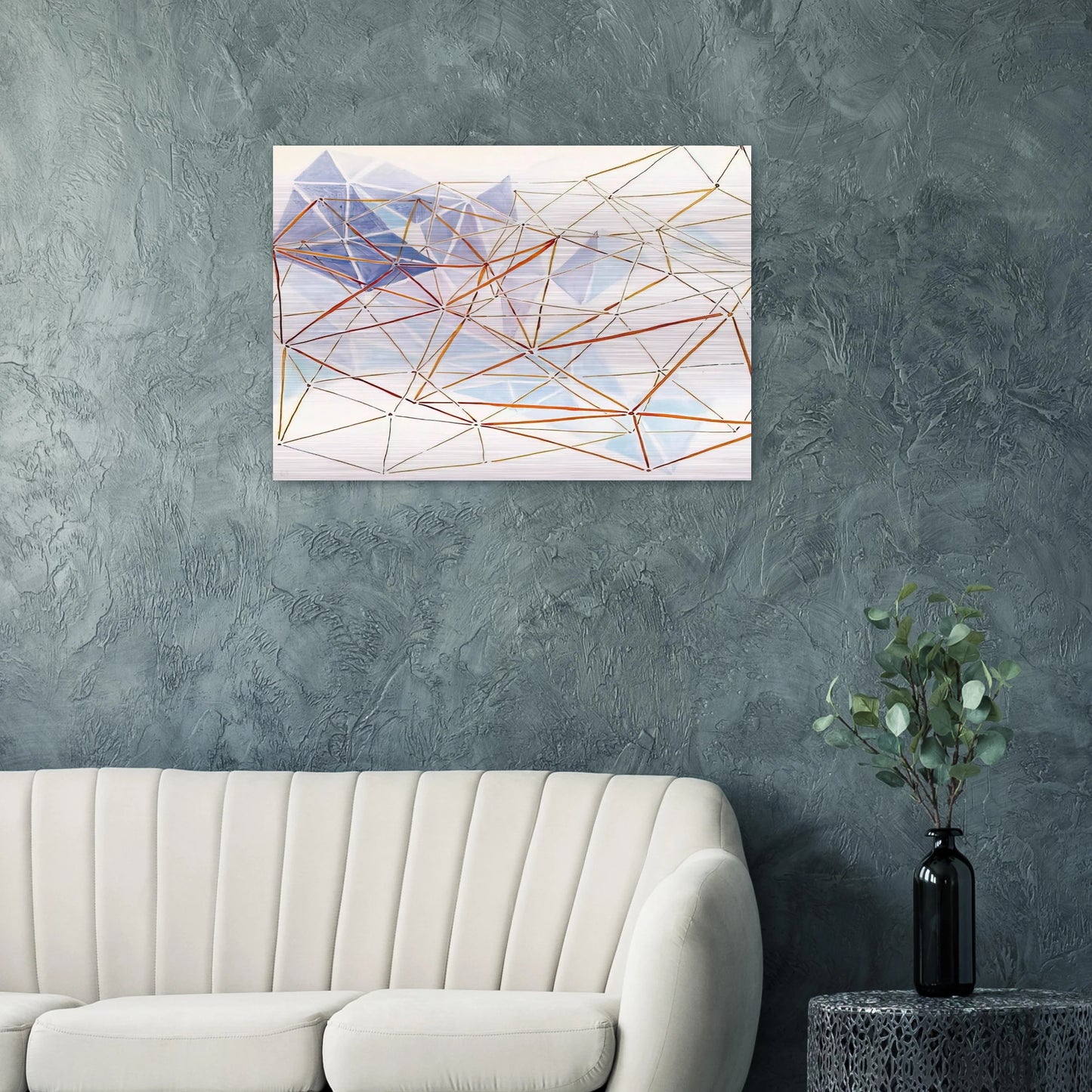 Untitled - 1980 - Gego Brushed Aluminum Print - 70x100 cm / 28x40 inches | Gego Aluminum Print | Gego Prints