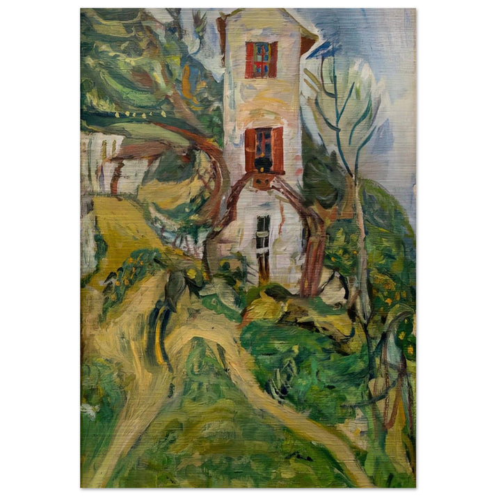 WHITE HOUSE 1918 - Chaim Soutine Brushed Aluminum Print - 70x100 cm / 28x40 inches | Chaim Soutine Aluminum Print | Chaim Soutine Prints