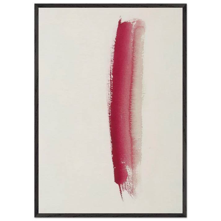 Untitled SF49-075 - Sam Francis 70x100 cm / 28x40 inches Framed Art Print – Black Wooden Frame