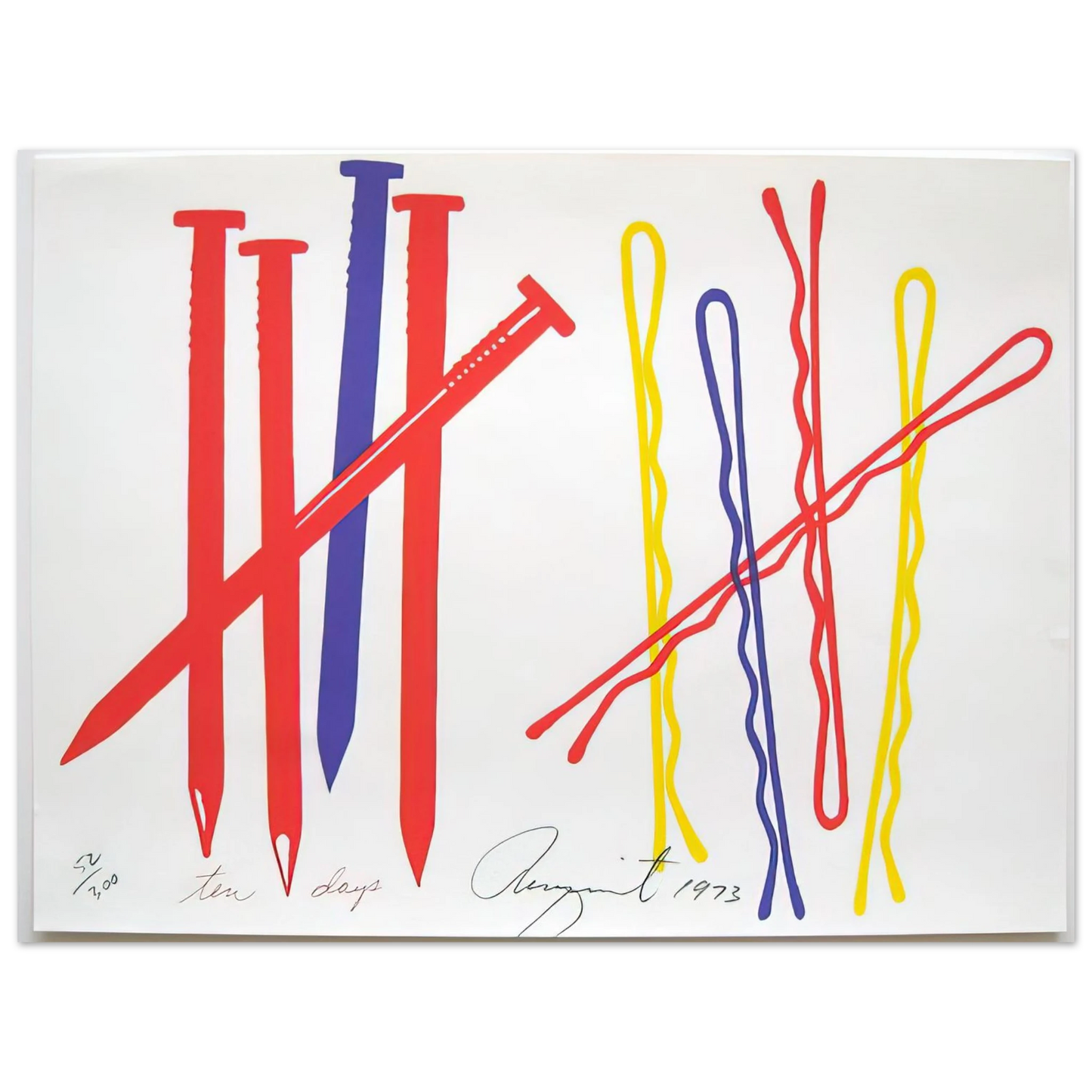 James Rosenquist - Ten Days 75x100 cm / 30x40inches Fine Art Poster