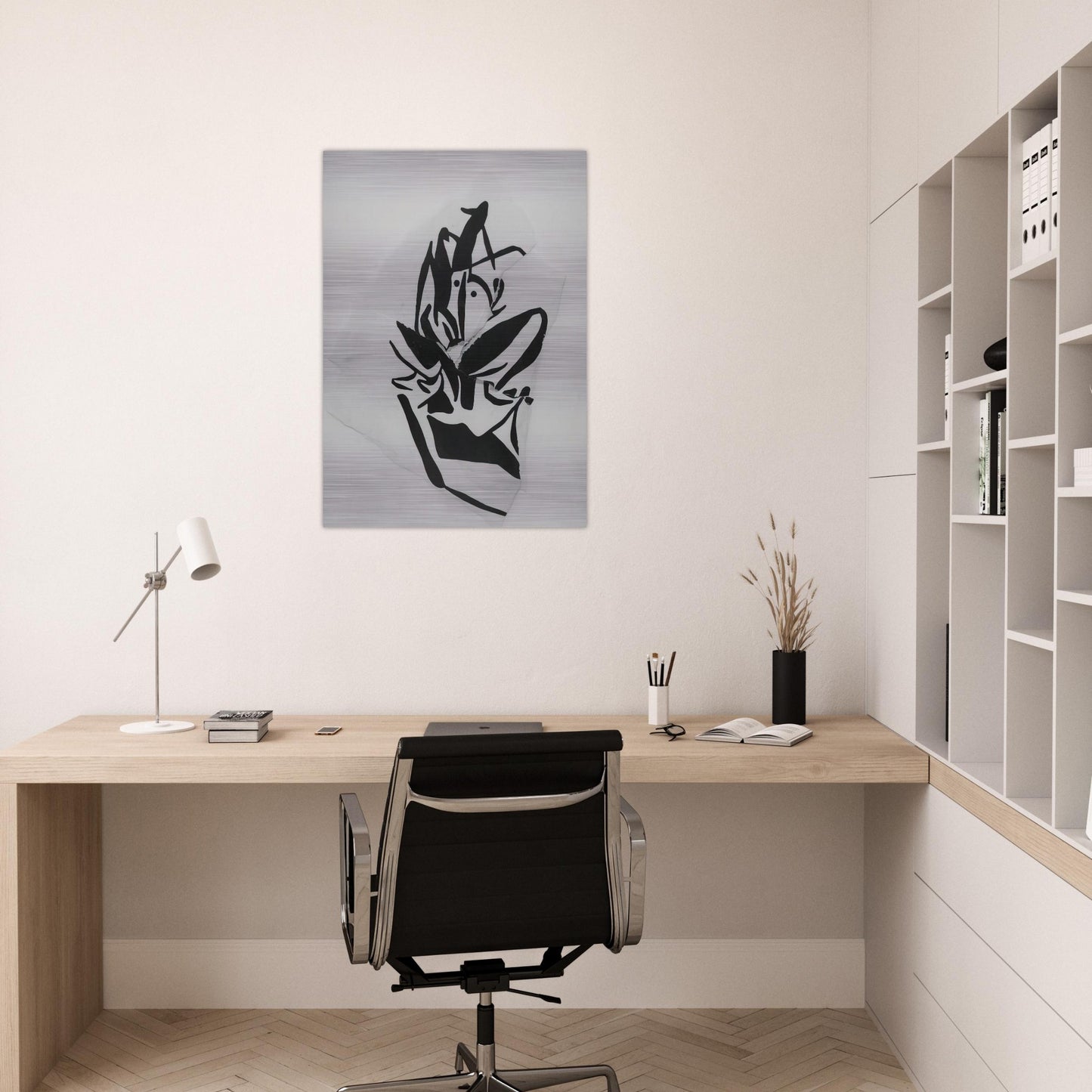 Torn-Up Woodcut - Jean Arp Brushed Aluminum Print - 70x100 cm / 28x40 inches | Jean Arp Aluminum Print | Jean Arp Prints