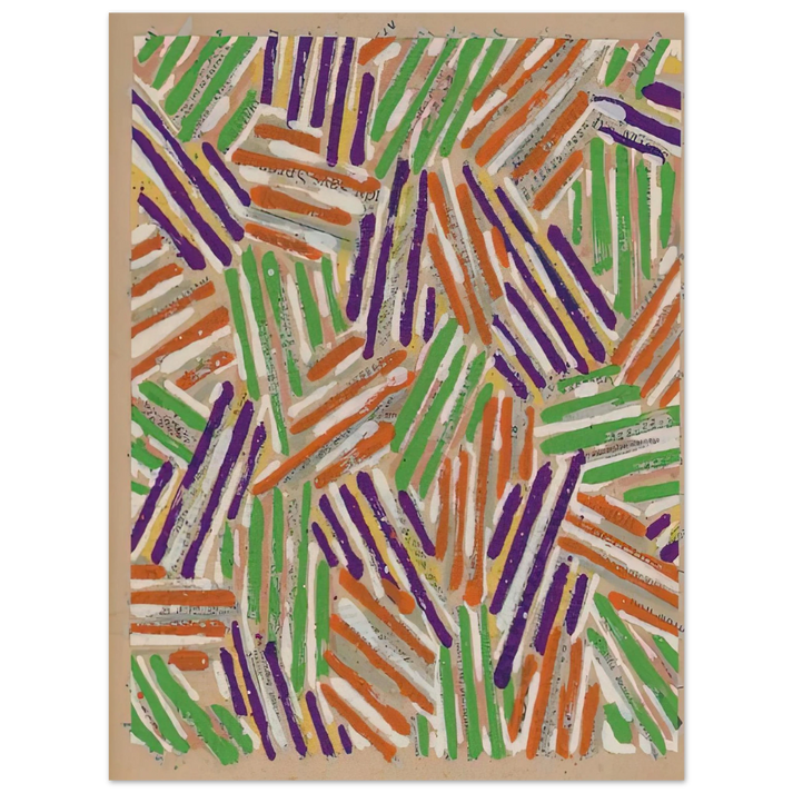 Jasper Johns - UNTITLED ULAE S13 75x100 cm / 30x40inches Fine Art Poster