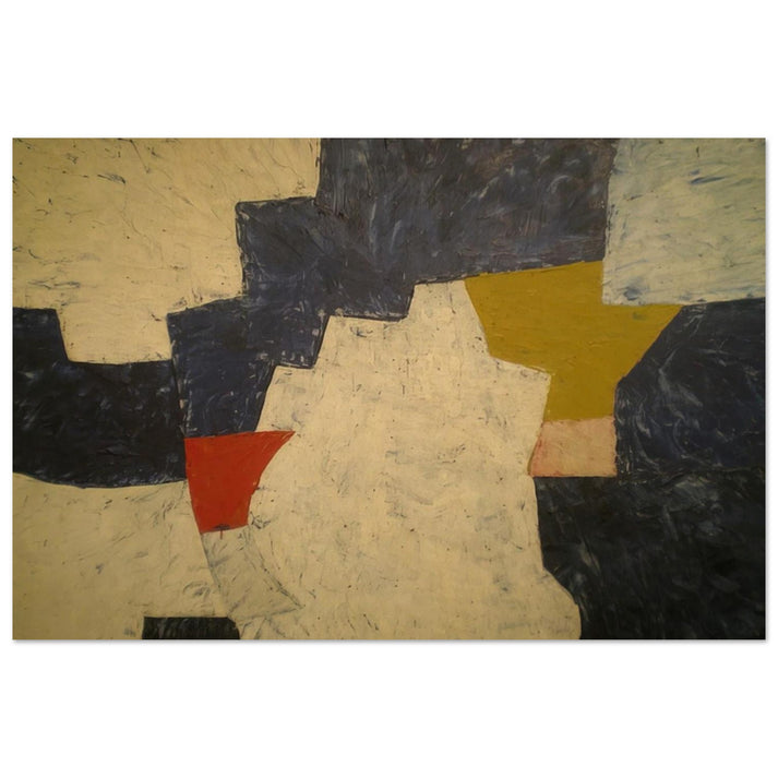 Composition - 1952 - Serge Poliakoff Art Prints - 100x150 cm / 40x60″ inches | Serge Poliakoff Poster | Serge Poliakoff Prints