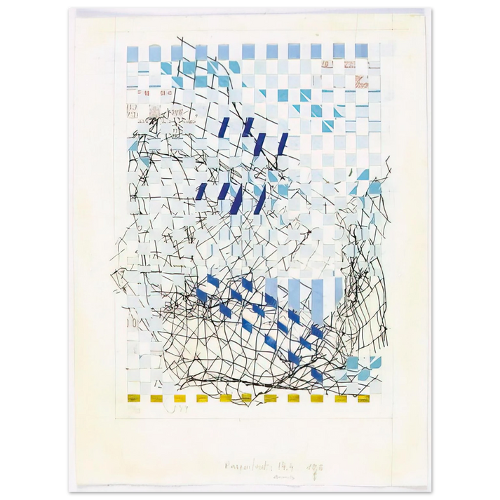 Gego - Tejedura 8913 - 1989 75x100 cm / 30x40inches Fine Art Poster