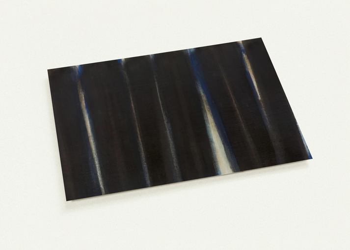Burnt Umber and Ultramarine - 1973 By Yun Hyong-keun Pack of 10 Post Cards | Yun Hyong-keun Post Cards | A6 (10.5 x 14.8 cm) - 4.1 x 5.8 inches