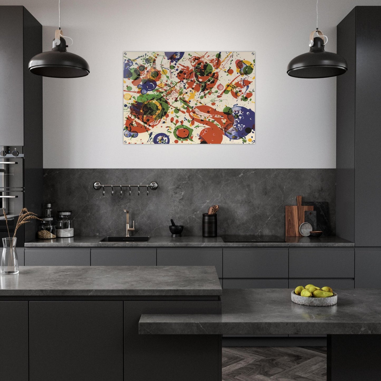 Untitled from Pasadena Box Lembark L60 - Sam Francis Acrylic Print - 70x100 cm / 28x40″ inches
