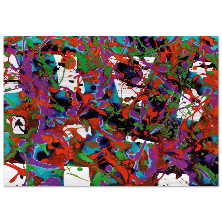 Untitled SFP94-23 SF94-036 - Sam Francis Brushed Aluminum Print - 70x100 cm / 28x40 inches | Sam Francis Aluminum Print | Sam Francis Prints
