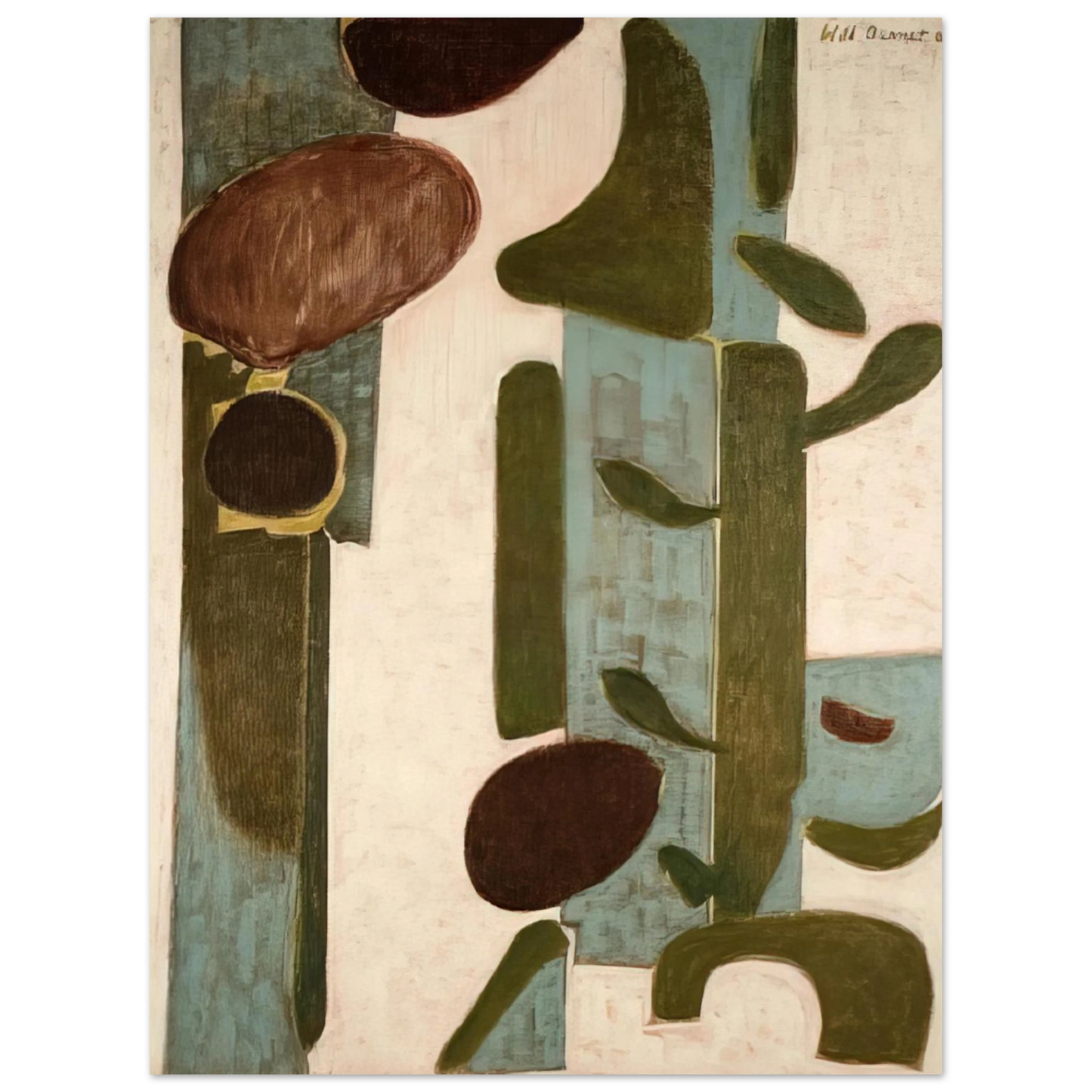 Will Barnet - Call It Winter - 2003 United States 75x100 cm / 30x40inches Fine Art Poster