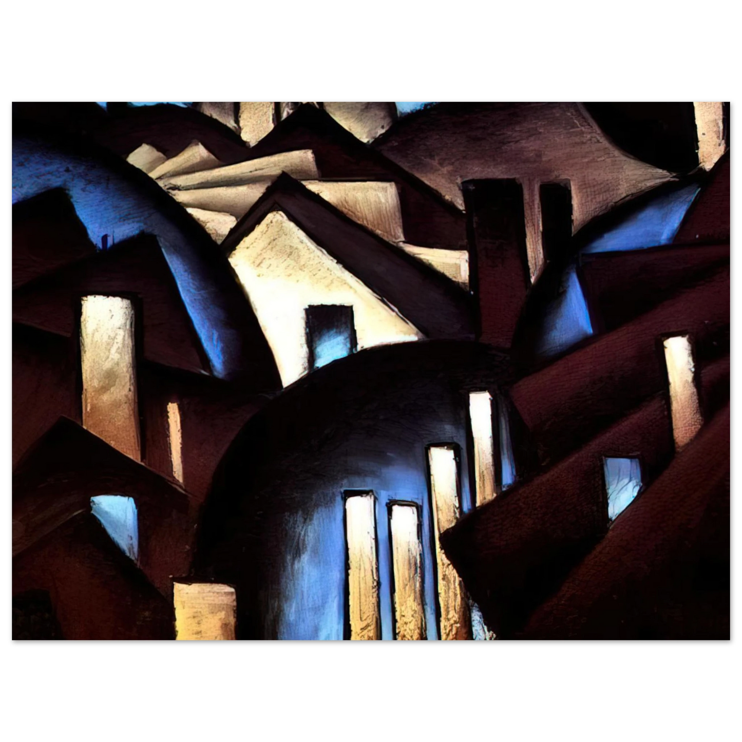 Arthur Dove - Nature Symbolized or Reefs - 1924 75x100 cm / 30x40inches Fine Art Poster